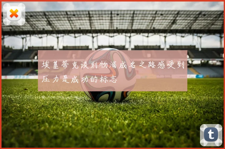 埃基蒂克谈利物浦成名之路感受到压力是成功的标志